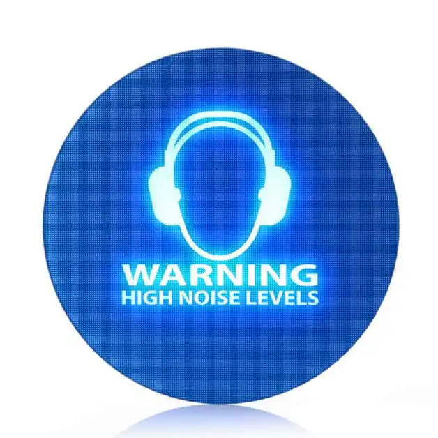 SafeEar Noise-activated Warning Sign – Warning High Noise Levels