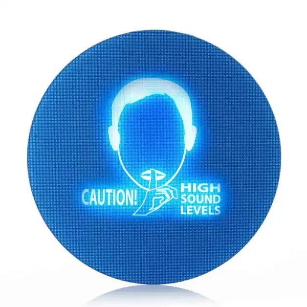 SafeEar Noise-activated Warning Sign – Caution High Sound Levels