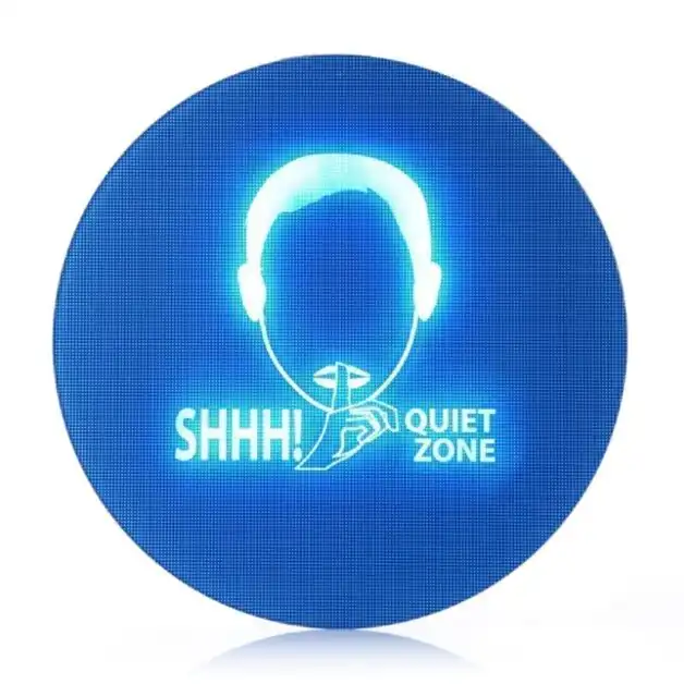 SafeEar Noise-activated Warning Sign – Shhh Quiet Zone